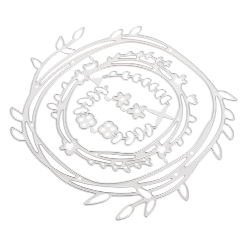 GARIOUANS Stanzschablone Kranz DIY Handwerk Schneidform Langlebig Robust für Scrapbooking Karten Basteln Firmung Junge Kreative Handarbeitswerkzeuge GARIOUANS Stanzschablone Kranz DIY Handwerk Schneidform Langlebig Robust für Scrapbooking Karten Basteln Firmung Junge Kreative Handarbeitswerkzeuge von GARIOUANS