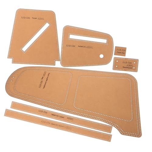 GARIOUANS Teiliges DIY Leder Brusttaschen schablonen aus Robustem Kraftkarton Vielseitige Vorlage für Herren Brust Umhängetaschen Langlebiges Werkzeug für Lederhandwerk und Kreative von GARIOUANS