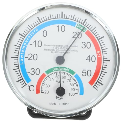 GARIOUANS Thermometer Hygrometer für und Außen Präziser Temperatur und Feuchtigkeitsmesser für Garten Terrasse und Zuhause Batteriefreies Design Faltbarer Ständer Automatischer Kalibrierung GARIOUANS Thermometer Hygrometer für und Außen Präziser Temperatur und Feuchtigkeitsmesser für Garten Terrasse und Zuhause Batteriefreies Design Faltbarer Ständer Automatischer Kalibrierung von GARIOUANS