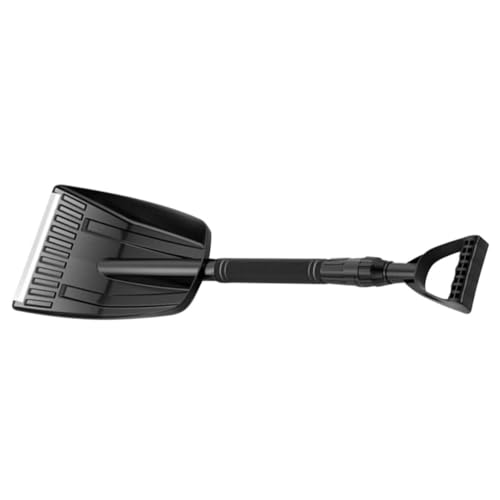 GARIOUANS Tragbare Ausziehbare Schneeschaufel mit Leichtem Aluminiumgriff Robuste Eisschaber Funktion Praktisch für Auto und Outdoor Einsatz für Schnelle Schneeräumung und Eisentfernung von GARIOUANS