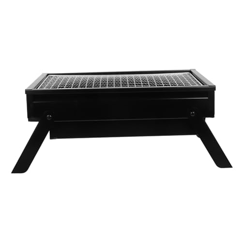 GARIOUANS Tragbarer Faltbarer Holzkohlegrill aus Edelstahl mit Aufziehbarer Kohlekassette Handlich und Leicht für Outdoor Camping Picknick und Grillen für Personen GARIOUANS Tragbarer Faltbarer Holzkohlegrill aus Edelstahl mit Aufziehbarer Kohlekassette Handlich und Leicht für Outdoor Camping Picknick und Grillen für Personen von GARIOUANS