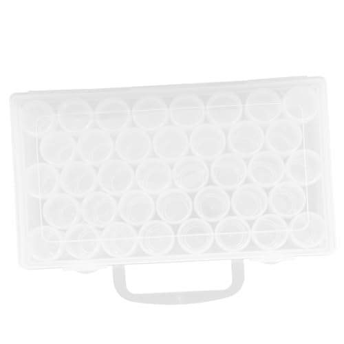 GARIOUANS Transparente Aufbewahrungsbox mit Fächern Stapelbarer Organizer mit Klarsichtdeckel Vielseitige Aufbewahrung für Schmuck Perlen Angelzubehör Bastelmaterial und Kleine Gegenstände von GARIOUANS