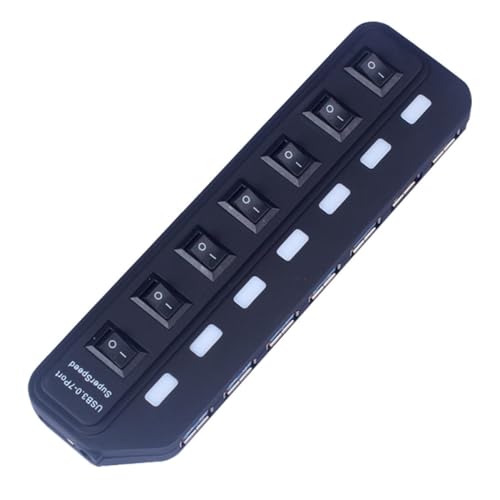 GARIOUANS USB Hub Ports USB Verteiler mit Paralleler Schnittstellenanordnung Kompakt und Leicht für PC und Tablet GARIOUANS USB Hub Ports USB Verteiler mit Paralleler Schnittstellenanordnung Kompakt und Leicht für PC und Tablet von GARIOUANS