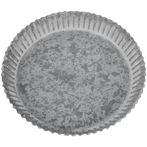 GARIOUANS Vintage Pflanzentablett Metall Retro Blumentopfuntersetzer Mittleres Pflanztablett für Garten Blumentopf Halter Langlebig und rutschfest Geeignet für Keramiktöpfe Kunststofftöpfe GARIOUANS Vintage Pflanzentablett Metall Retro Blumentopfuntersetzer Mittleres Pflanztablett für Garten Blumentopf Halter Langlebig und rutschfest Geeignet für Keramiktöpfe Kunststofftöpfe von GARIOUANS
