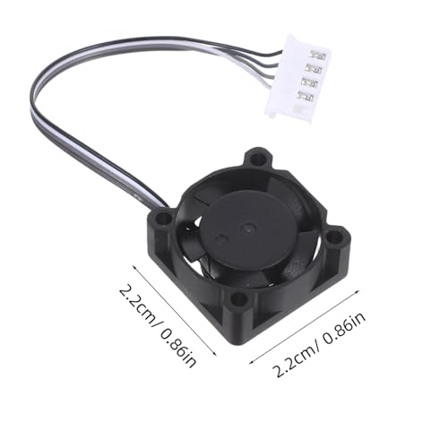 GARIOUANS Wärmeableitung des Druckers 3D Druckerlüfter Drucker Hotend Teile Ersatzteil Extruder Temperaturregelung Hotend Kühllösung Schwarz von GARIOUANS