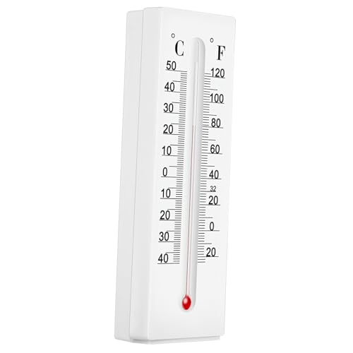 GARIOUANS Wandthermometer mit Verstecktem Schlüsselfach Duale Anzeige Celsius und Fahrenheit Wetterfestes Außen Innen thermometer aus Robustem Kunststoff Schlüsselhalter für Zuhause und GARIOUANS Wandthermometer mit Verstecktem Schlüsselfach Duale Anzeige Celsius und Fahrenheit Wetterfestes Außen Innen thermometer aus Robustem Kunststoff Schlüsselhalter für Zuhause und von GARIOUANS