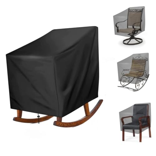 GARIOUANS wasserdichte Oxford Schwingstuhl Abdeckung mit Verstellbarem Kordelzug Strapazierfähiger Gartenmöbel Schutzbezug für Outdoor Schaukelstühle Staubdicht und Wetterfest GARIOUANS wasserdichte Oxford Schwingstuhl Abdeckung mit Verstellbarem Kordelzug Strapazierfähiger Gartenmöbel Schutzbezug für Outdoor Schaukelstühle Staubdicht und Wetterfest von GARIOUANS
