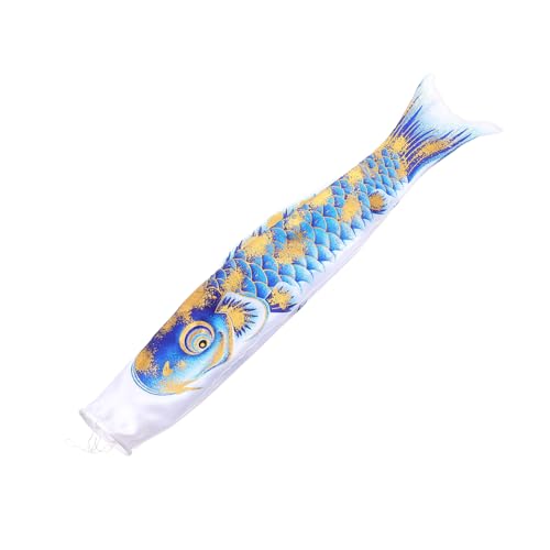 GARIOUANS Wetterfeste Karpfen Gartenflagge Blau Dekorativer Windsack aus Strapazierfähigem Polyester Hängend für Terrasse Fenster und Gartendekoration GARIOUANS Wetterfeste Karpfen Gartenflagge Blau Dekorativer Windsack aus Strapazierfähigem Polyester Hängend für Terrasse Fenster und Gartendekoration von GARIOUANS