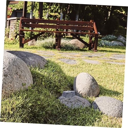 GARIOUANS Wetterfeste Resin Schlüsselbox Steinoptik Langlebiges Garten Schlüsselversteck Unauffälliger Outdoor Schlüsselhalter Wetterbeständiges Fake Stone Versteck Dekorative von GARIOUANS