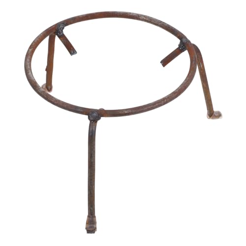 GARIOUANS Wok Halter aus Verschleißfestem Klein Tragbarer Camping Kocher Ständer aus Feuerfester Dreibein Pot Support für Outdoor Picknick Grill Wander und Einsatz von GARIOUANS