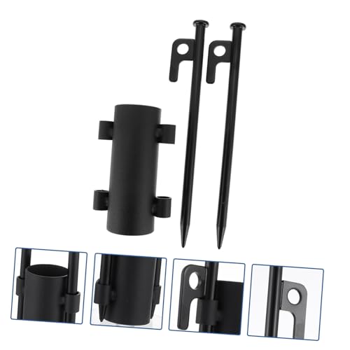 GARIOUANS Zeltstangenhalter Camping Fixator mit Robusten Erdspießen Winddichte Markisenbefestigung für Outdoor Zelt Pavillon Baldachin Universeller Rohrhalter für Wandern Angeln Picknick GARIOUANS Zeltstangenhalter Camping Fixator mit Robusten Erdspießen Winddichte Markisenbefestigung für Outdoor Zelt Pavillon Baldachin Universeller Rohrhalter für Wandern Angeln Picknick von GARIOUANS