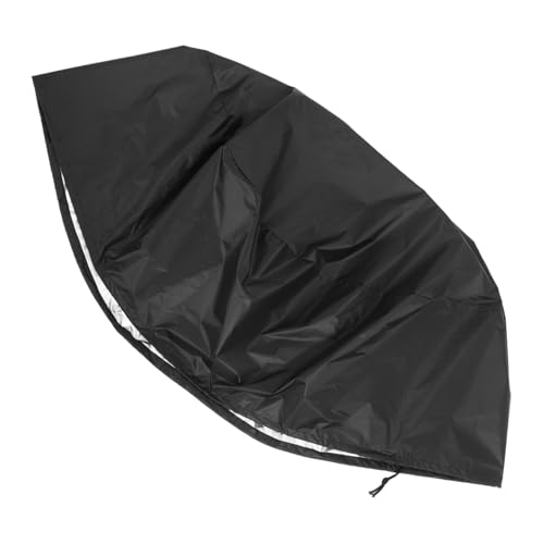 GARIOUANS wasserdichte Grillabdeckhaube aus Oxford Robuste BBQ Schutzhaube für Outdoor Grill Leicht Reißfest Wetterbeständig Passend für Runde Grills für Camping und Picknick von GARIOUANS