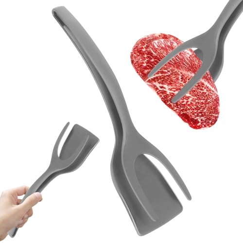 GAROMIA pfannenwender zange Spiegeleier Flip Spatel 2 in 1 Multifunktions Spatula Tongs Doppelspatel Spatel und Zange aus Silikon Spiegeleier Eierwender Antihaft Spiegelei Flip Spatula Tongs Egg GAROMIA pfannenwender zange Spiegeleier Flip Spatel 2 in 1 Multifunktions Spatula Tongs Doppelspatel Spatel und Zange aus Silikon Spiegeleier Eierwender Antihaft Spiegelei Flip Spatula Tongs Egg von GAROMIA