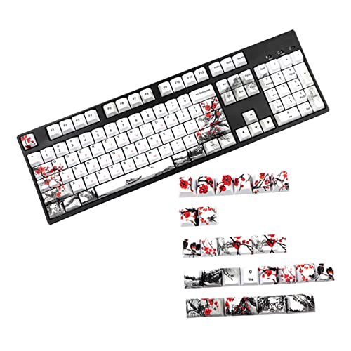 GAROZATION 1satz Teiliges Keycaps Cherry- Für Mechanische Gaming-tastaturen Langlebige Und Farbechte Ersatz-tastenkappen Für Verbessertes Tippgefühl Und Design von GAROZATION