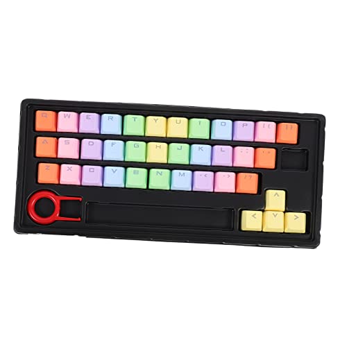 GAROZATION 1satz Tastaturkappen Teilige Keycaps Regenbogenfarben Kompatibel Höhe Für Mechanische Tastaturen Ergonomisch Stabil Für Intensives Gaming Schützt Vor Kratzern von GAROZATION