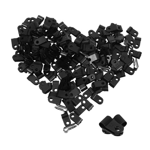GAROZATION 1000stücke Kabelclips Kabelmanagement Clips Für Kabelsicherung Installieren Vielseitig Einsetzbar Für Zuhause Büro Wohnräume Clips von GAROZATION