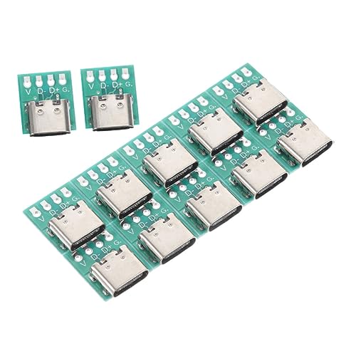 GAROZATION 12stücke USB c Steckerplatine DIY PCB Wandlerplatine Unterstützung Für Kabel GAROZATION 12stücke USB c Steckerplatine DIY PCB Wandlerplatine Unterstützung Für Kabel von GAROZATION