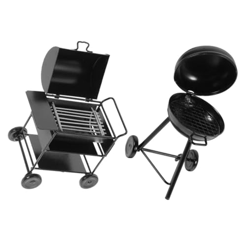 GAROZATION 2 Stück Mini-Grill Für Puppenhaus: Miniatur-Grill Eisen Für Kleine Hausküchen – Mini-grillständer Für Puppenhauszubehör Und Außendekoration GAROZATION 2 Stück Mini-Grill Für Puppenhaus: Miniatur-Grill Eisen Für Kleine Hausküchen – Mini-grillständer Für Puppenhauszubehör Und Außendekoration von GAROZATION