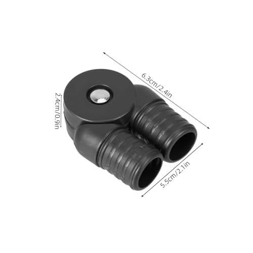 GAROZATION 2 Stück Robuster Kunststoff Rohrverbinder für Liegestühle Universeller Sitzscharnier Adapter Faltbarer Lounge Stuhl Ersatzteil Langlebig und Vielseitig Kompatibel für Klappstühle von GAROZATION