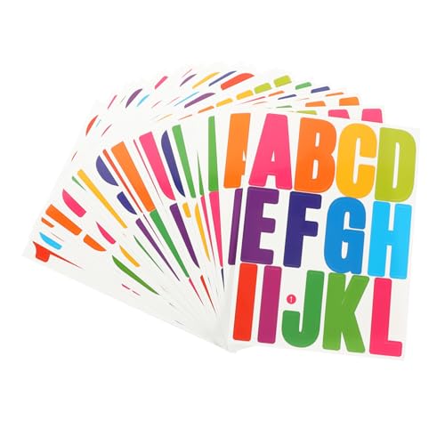 GAROZATION 24 Blatt Wetterfeste PVC Buchstaben Aufkleber Selbstklebend Für Briefkasten Auto Laptop DIY Scrapbooking Mehrzweck Sticker GAROZATION 24 Blatt Wetterfeste PVC Buchstaben Aufkleber Selbstklebend Für Briefkasten Auto Laptop DIY Scrapbooking Mehrzweck Sticker von GAROZATION
