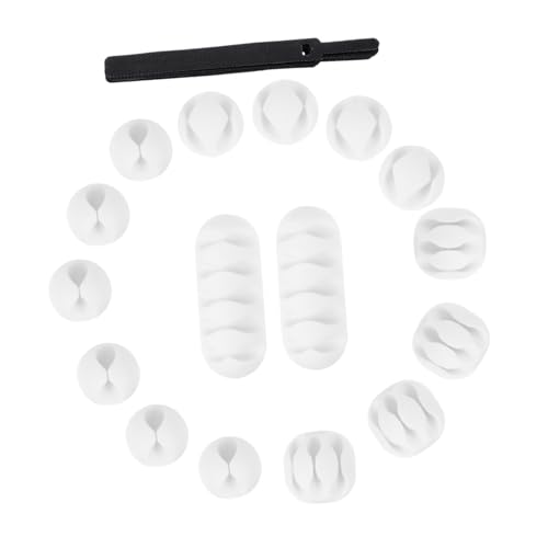 GAROZATION 26 Stück Teiliges Kabelclips mit Selbstklebenden Kabelhaltern zur Kabelorganisation Vielseitig Einsetzbar für USB Audio Ladekabel Am Schreibtisch Einfache Zufällige Farbe GAROZATION 26 Stück Teiliges Kabelclips mit Selbstklebenden Kabelhaltern zur Kabelorganisation Vielseitig Einsetzbar für USB Audio Ladekabel Am Schreibtisch Einfache Zufällige Farbe von GAROZATION