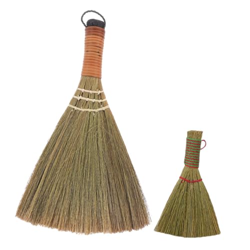 GAROZATION 2stücke Besen Aus Naturgras Handbesen Für Tisch Und Büro Leichter Kehrbesen Mit Weichen Borsten Für Schnelle Reinigung Von Oberflächen Und Ecken GAROZATION 2stücke Besen Aus Naturgras Handbesen Für Tisch Und Büro Leichter Kehrbesen Mit Weichen Borsten Für Schnelle Reinigung Von Oberflächen Und Ecken von GAROZATION