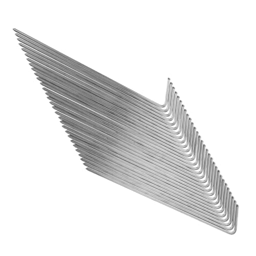 GAROZATION 30 Stück Teiliges Zeltpflöcke J Förmig Stabile Erdanker für Camping Garten Strand Wetterfeste Heringe mit Haken für Festen Halt Sand und Gras von GAROZATION