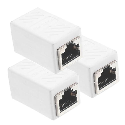 GAROZATION 3stücke Ethernet Extender Adapter Buchse Buchse Netzwerkanschluss Kompatibel Mit Cate Kabeln von GAROZATION