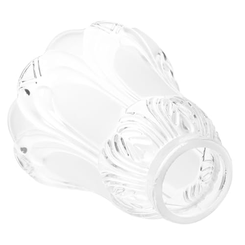 GAROZATION 4 Stück Teiliges Glas Lampenschirm Ersatzschirm für Kronleuchter Wandlampe Transparentes Leichtes Glaslampenschirm design Installieren Geeignet für Wohnzimmer Schlafzimmer Hotel von GAROZATION