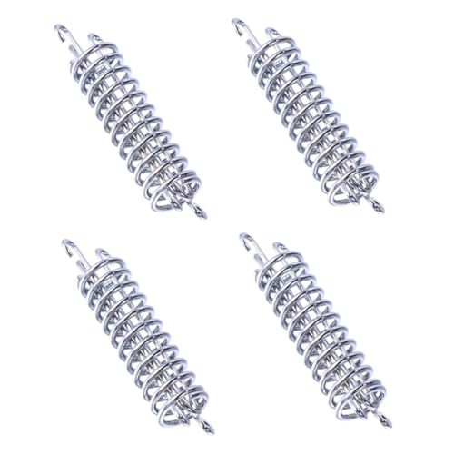GAROZATION 4 Stück Teiliges Zelt Windfeste Federseilspanner aus Hochfestem Edelstahl Stabile Langlebige Seilspanner für Camping Strand und Sonnenschutz Bequemes Fixieren und Verstellen GAROZATION 4 Stück Teiliges Zelt Windfeste Federseilspanner aus Hochfestem Edelstahl Stabile Langlebige Seilspanner für Camping Strand und Sonnenschutz Bequemes Fixieren und Verstellen von GAROZATION
