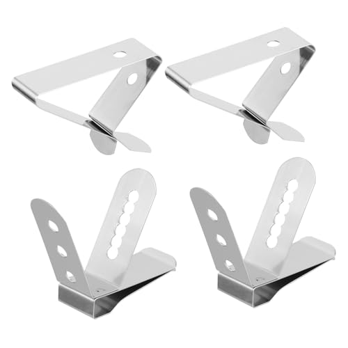 GAROZATION 4 Stück Thermometer Clips Halterung für Temperaturfühler für Grill Bbq Ofen Ölpfanne Kaffeetasse Präzise Temperaturüberwachung von GAROZATION