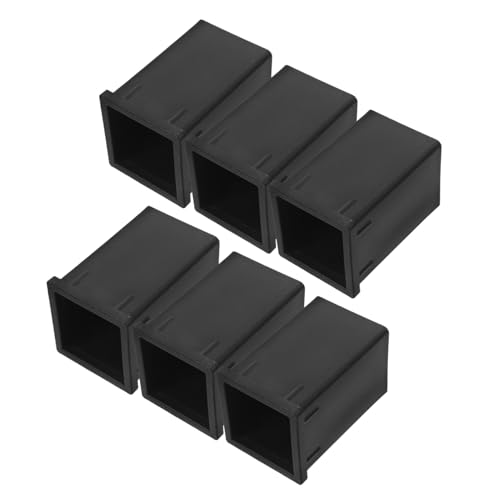 GAROZATION 6 Stück Teiliges Vierkantrohr Reduzierhülse Strapazierfähiger Kunststoff Adapter für Präzise Rohrverbindung Vielseitiger Schutz und Langlebige Reparatur von Vierkantrohren von GAROZATION