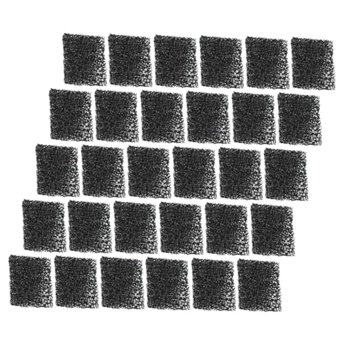 GAROZATION 90 Stück Ersatz Wasserpumpen Filter Schwämme Dicke Filtermatten zur Wasserreinigung Stark Filtrierend für Zimmerbrunnen und Gewächshauswasser Langlebig und Einfach zu Ersetzen von GAROZATION