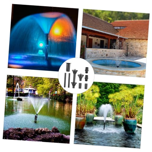 GAROZATION 9stücke Teiliges Set Sprühdüsen Für Wasserfontänen Multifunktionale Sprinklerköpfe Für Garten Teich Und Pool Verstellbare Sprühmuster Für Beeindruckende Wasserspiele GAROZATION 9stücke Teiliges Set Sprühdüsen Für Wasserfontänen Multifunktionale Sprinklerköpfe Für Garten Teich Und Pool Verstellbare Sprühmuster Für Beeindruckende Wasserspiele von GAROZATION