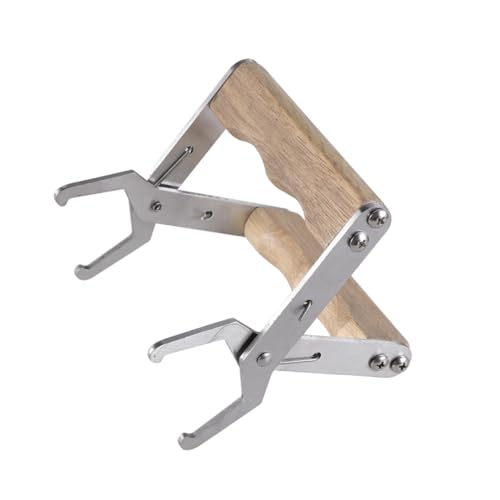 GAROZATION Bee Hive Frame Holder mit Holzgriff Effizientes Rahmenheber Werkzeug zur Sicheren Entnahme von Bienenrahmen Langlebiger Stahlrahmenhalter für Imkereibedarf Praktisches Grip Tool GAROZATION Bee Hive Frame Holder mit Holzgriff Effizientes Rahmenheber Werkzeug zur Sicheren Entnahme von Bienenrahmen Langlebiger Stahlrahmenhalter für Imkereibedarf Praktisches Grip Tool von GAROZATION