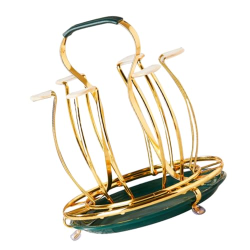 GAROZATION Delikater Runder Becherhalter aus Robustem Material Praktisches Platzsparendes Abtropfgestell für Haushalt und Küche Modernes Dekoratives Design als Geschenk GAROZATION Delikater Runder Becherhalter aus Robustem Material Praktisches Platzsparendes Abtropfgestell für Haushalt und Küche Modernes Dekoratives Design als Geschenk von GAROZATION