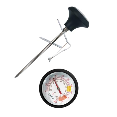 GAROZATION Edelstahl Haushalts Thermometer mit Silikonhülle und Clip Präzises Kompaktes Mehrzweck Thermometer für Fleisch Flüssigkeiten und Bbq Doppelte Anzeige Leicht und Tragbar GAROZATION Edelstahl Haushalts Thermometer mit Silikonhülle und Clip Präzises Kompaktes Mehrzweck Thermometer für Fleisch Flüssigkeiten und Bbq Doppelte Anzeige Leicht und Tragbar von GAROZATION