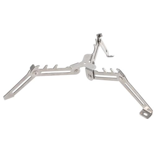 GAROZATION Faltbarer Gasflaschenhalter Camping Gas Tank Ständer aus Metall Stabiler Outdoor Dreibein Halter für Campingkocher Passend für Hohe Gaskartuschen und Leicht und Tragbar von GAROZATION