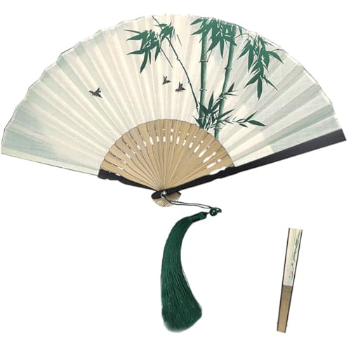 GAROZATION Faltbarer Handfächer Retro Stil Chinesischer Holz Fächer mit Quaste Elegant für Tanz Fotografie Sommer Reise Accessoire GAROZATION Faltbarer Handfächer Retro Stil Chinesischer Holz Fächer mit Quaste Elegant für Tanz Fotografie Sommer Reise Accessoire von GAROZATION