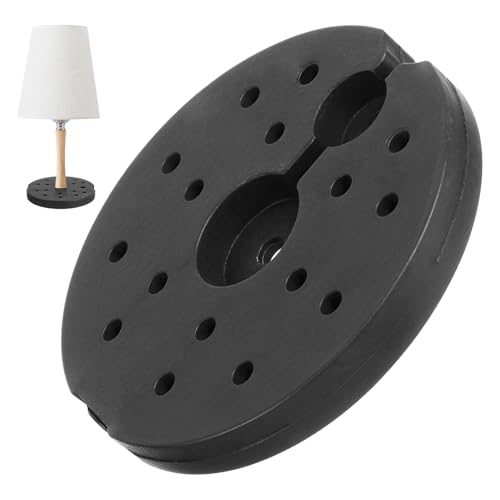 GAROZATION Gewicht Für Stehlampe Robust Metallchassis Kunststoff Gewichtsblock Für Lampe von GAROZATION
