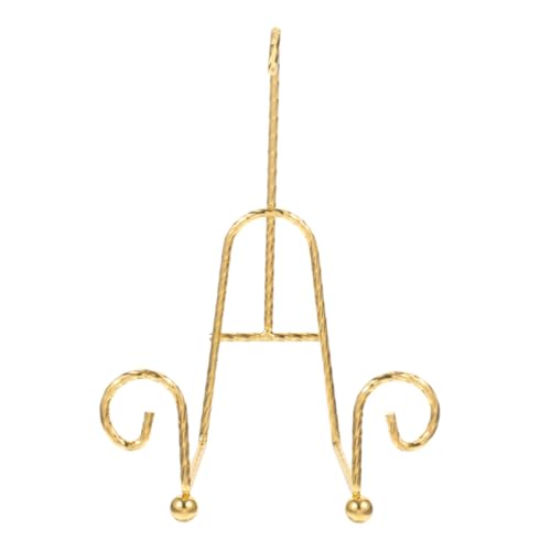 GAROZATION Goldener Metallbecherhalter mit Keramischem Untersetzer Wasserabweisender Tassenständer für Küche und Büro Eleganter Europäischer Stil Display für Kaffeebecher und Teetassen von GAROZATION