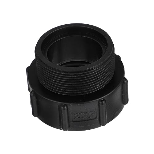 GAROZATION Ibc Tank Adapter Grobgewinde Kunststoff Anschlussstück für Wassertanks Langlebig Installieren Geeignet für Gartenschläuche und Wasserhahnanschluss Kompatibel mit Ibc Containern von GAROZATION