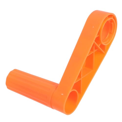 GAROZATION Kurbelgriff für Gartenschlauchaufroller aus Robustem Hartplastik Ersatzgriff für Schlauchtrommel Ergonomisch Langlebig in Leuchtendem Orange für Gartenbewässerung und von GAROZATION