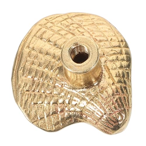 GAROZATION Messing Schrankgriff Muschelform Vintage Möbelknopf für Schublade Kommode Schrank Küchenschrank Langlebiger Dekorativer Möbelknauf für Türen Garderobe Vielseitig Einsetzbar GAROZATION Messing Schrankgriff Muschelform Vintage Möbelknopf für Schublade Kommode Schrank Küchenschrank Langlebiger Dekorativer Möbelknauf für Türen Garderobe Vielseitig Einsetzbar von GAROZATION