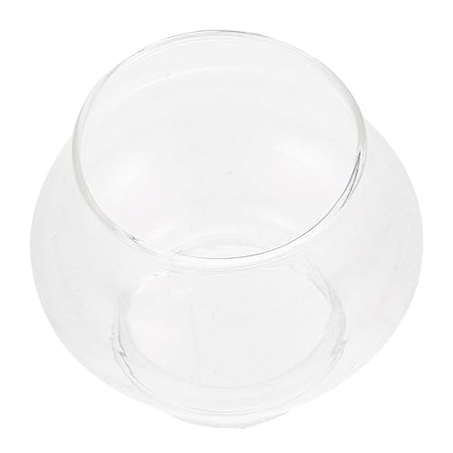 GAROZATION Öllampenglasabdeckung aus Hochwertigem Glas Windgeschützt und Installieren Dekorativ im Retro Stil Passend für Buddhistische Tempel und Haushaltslampen Praktisches Ersatzglas für von GAROZATION