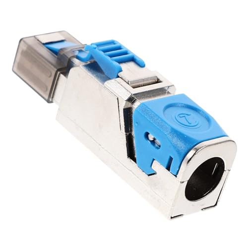 GAROZATION Poliger Wasserdichter Stecker für Cat Netzwerkkabel Werkzeugloses Design Schnelle Verbindung Kompatibel mit Gigabit und Gigabit Netzwerken für Professionelle Installationen und von GAROZATION