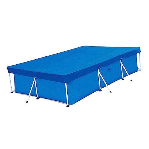 GAROZATION Poolabdeckung für Aufblasbare und Pools Wasserdichtes Pe Material Regen und Staubschutzplane rutschfest und Praktisch Einfach zu Montieren Lagern von GAROZATION