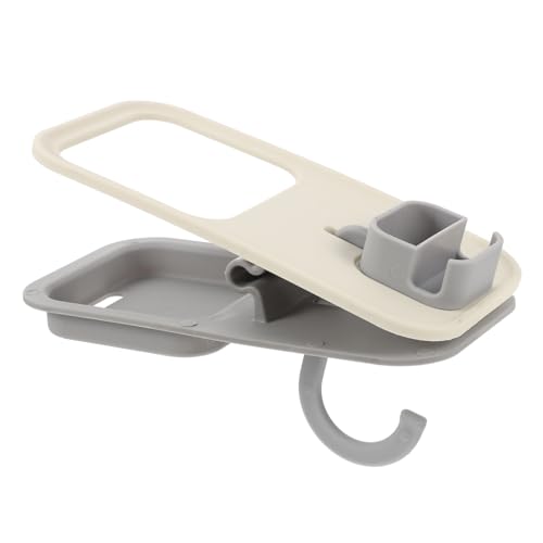 GAROZATION Tisch-becherhalter mit Klammer Einsetzbar an Schreibtisch Gaming-tisch mit Offenem Design und Löchern Passend für Verschiedene Bechergrößen für Büro Schule und Zuhause von GAROZATION