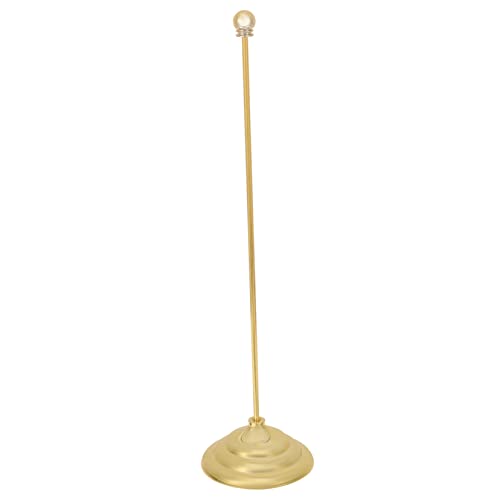 GAROZATION Desktop Flaggenhalter Aus Edelstahl Stabiler Abnehmbarer Tischständer Für Dekorative Miniaturflaggen Für Büro Schule Und Feierlichkeiten von GAROZATION