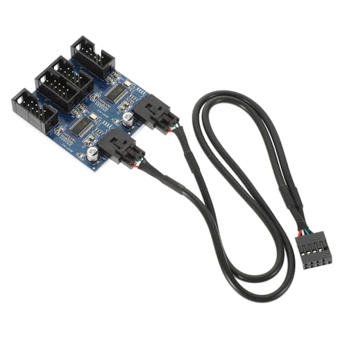 GAROZATION USB-Header-verlängerungssplitter USB Stecker Adapter Verlängerungs-hub-Adapter Motherboard-verlängerungskabel GAROZATION USB-Header-verlängerungssplitter USB Stecker Adapter Verlängerungs-hub-Adapter Motherboard-verlängerungskabel von GAROZATION